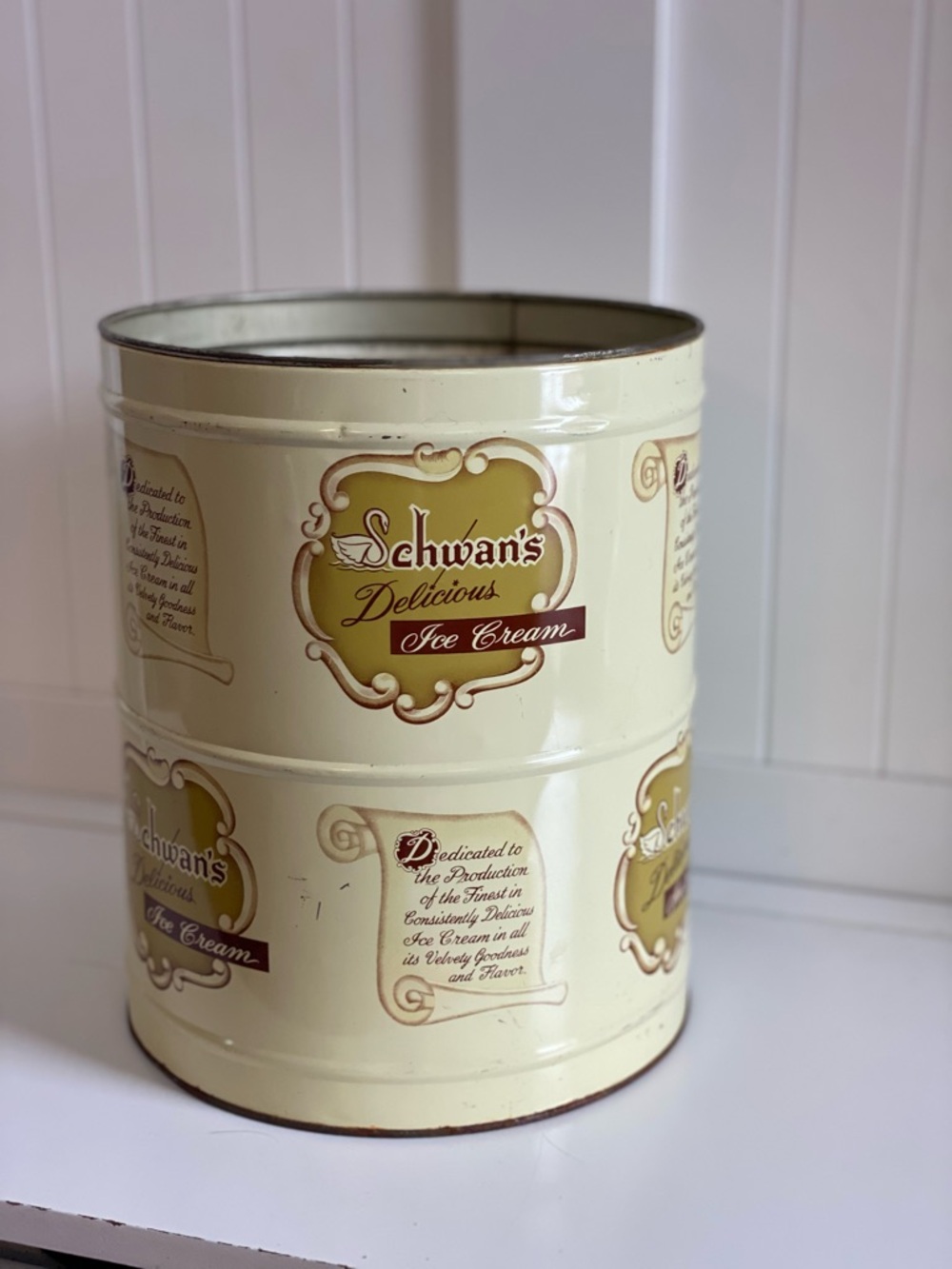 Schwan's Vintage Ice Cream Tin